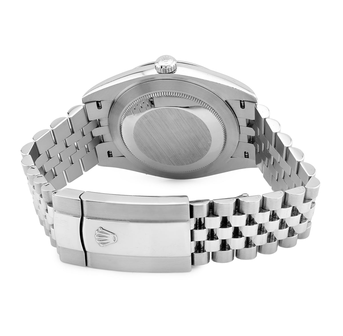 41MM Rolex DJ Stainless Steel Blue Face Jubilee Band  — view 2