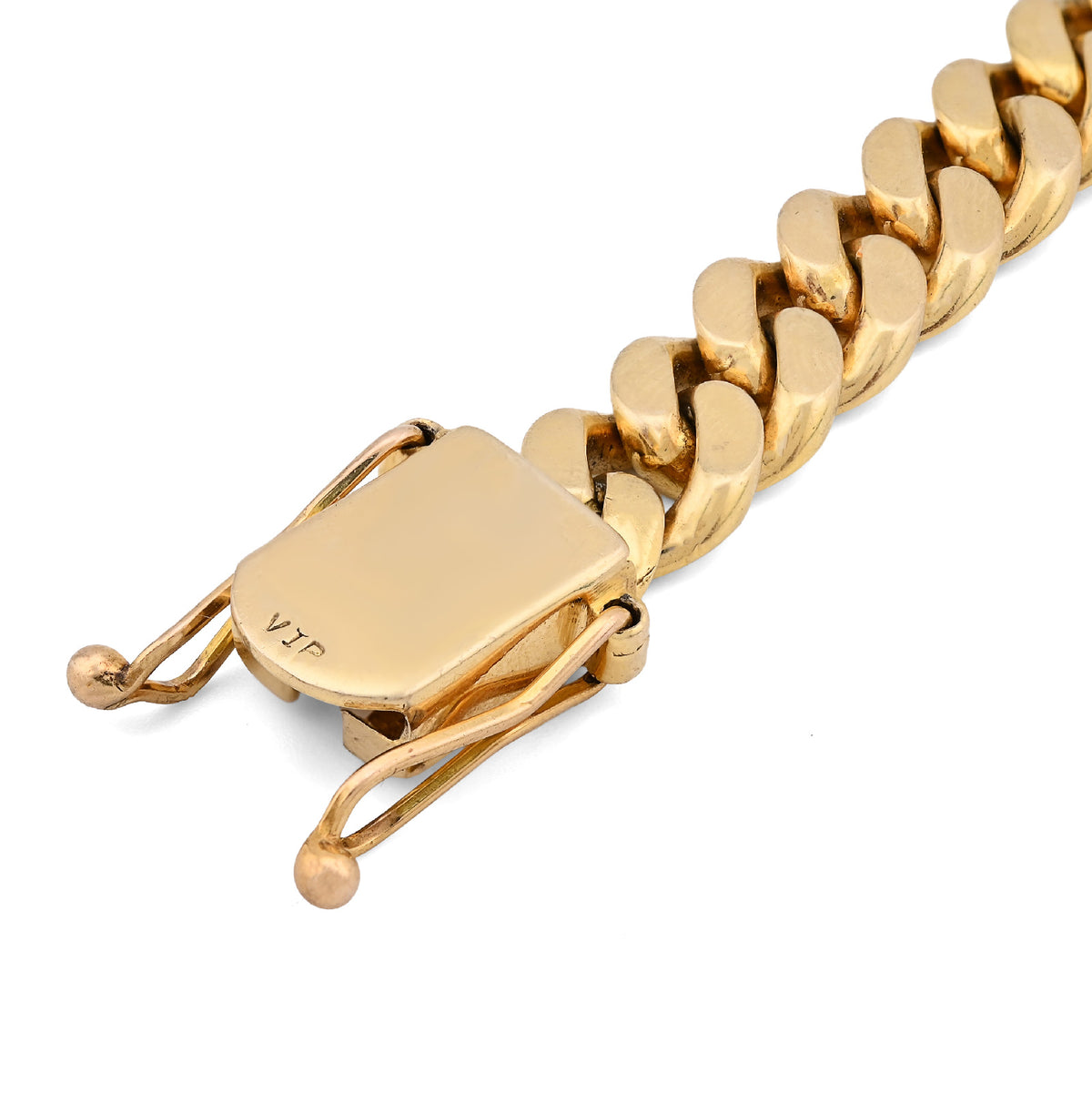 10K Yellow Gold 10.25CT Natural Diamond Over ICED ID 8" 10MM Bracelet Men 70.3g  — view 8