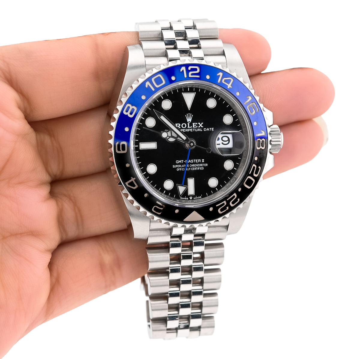 40MM Batgirl Rolex Jubilee Band Box & card Stainless Steel — view 8