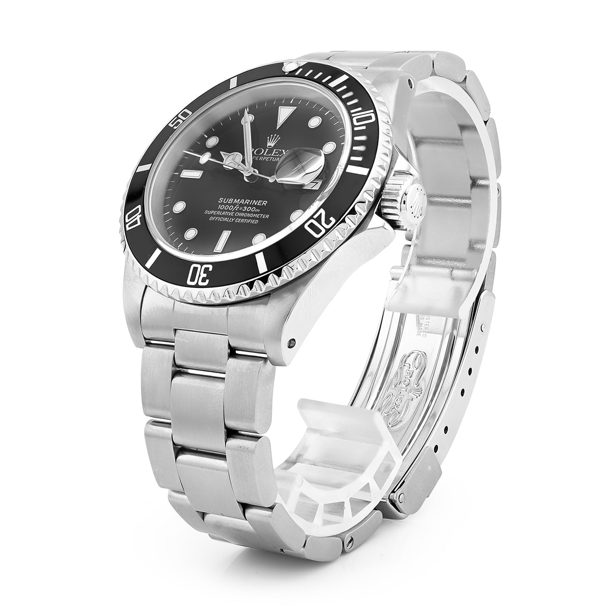40MM Rolex Submariner Blackface Oyster Band  — view 8