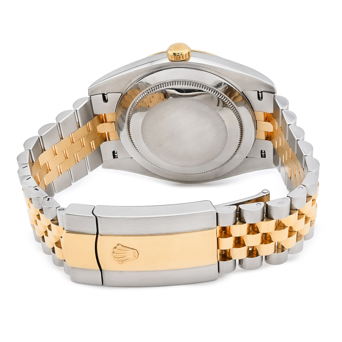 41MM Rolex DJ 2 Tone 18K yellow Gold Jubilee Band champagne face  — view 2