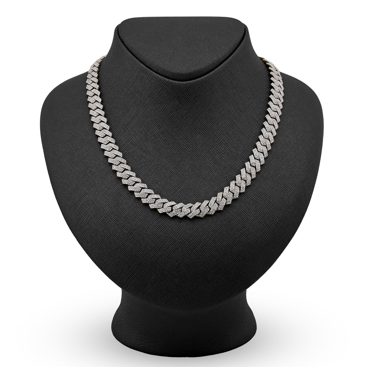 10K yellow Gold 10 CT Natural Diamond Cuban Chain 10 MM Men 24" Necklace 86.1 g — view 6