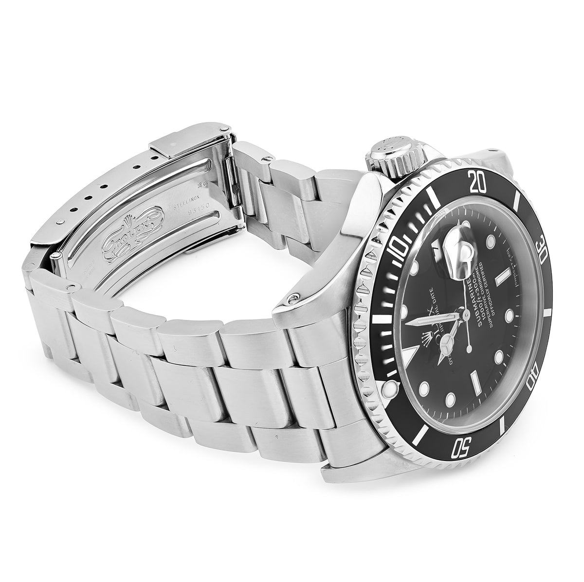 40MM Rolex Submariner Blackface Oyster Band  — view 7