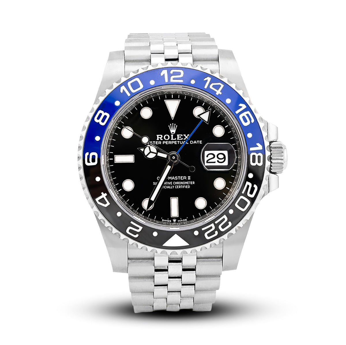 40MM Batgirl Rolex Jubilee Band Box & card Stainless Steel